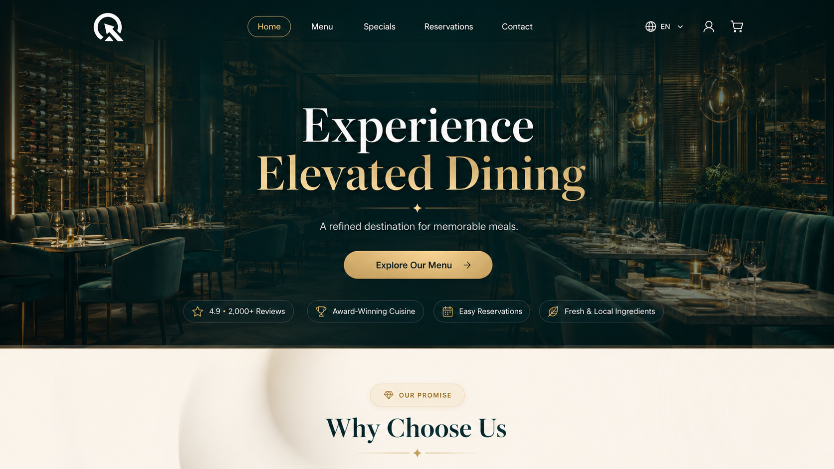 Customer Website